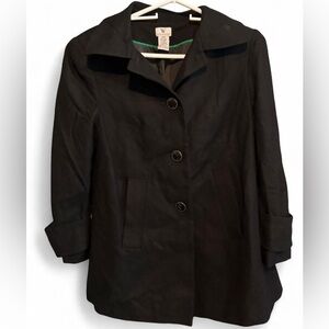 Worthington Black Trench Coat